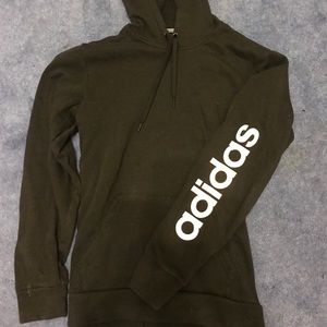 mens black adidas hoodie sweatshirt size small